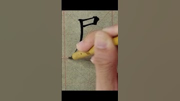 毛笔字练习#54  中國書法楷書練習臨帖【居】| Chinese Calligraphy practise