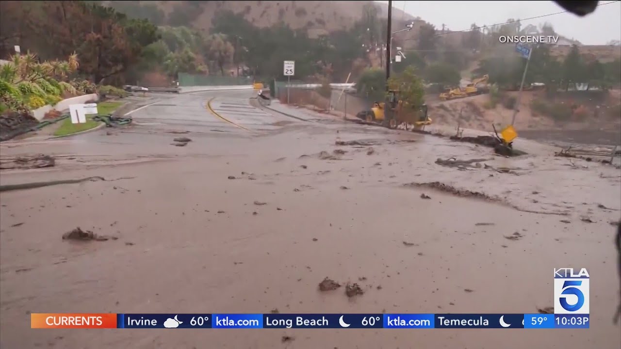 Southern California holiday storm coverage - YouTube