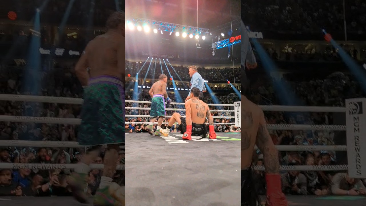 The ROAR from the crowd after 