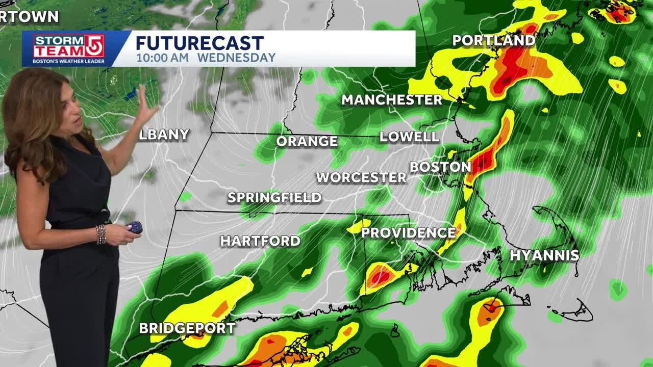 Video: Heavy rain before cold air moves in - YouTube