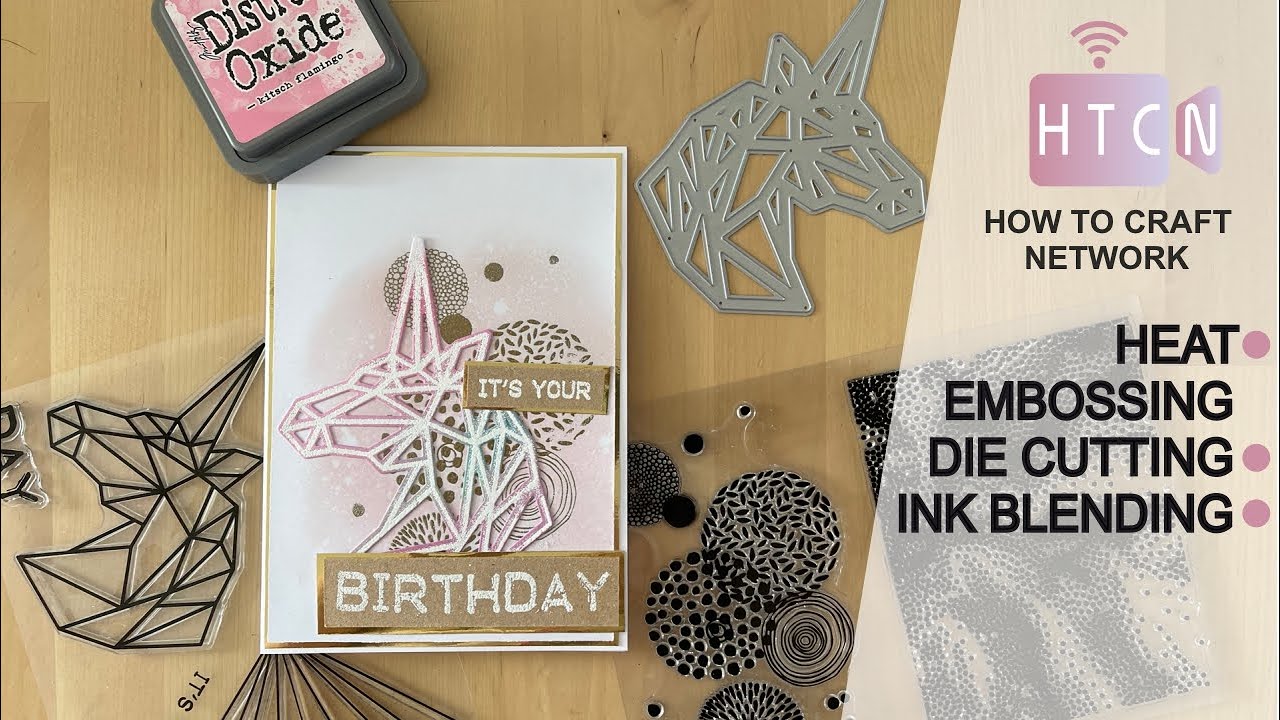 HOW TO - INK BLENDING - HEAT EMBOSSING - DIE CUTTING - HANDMADE CARDS ...