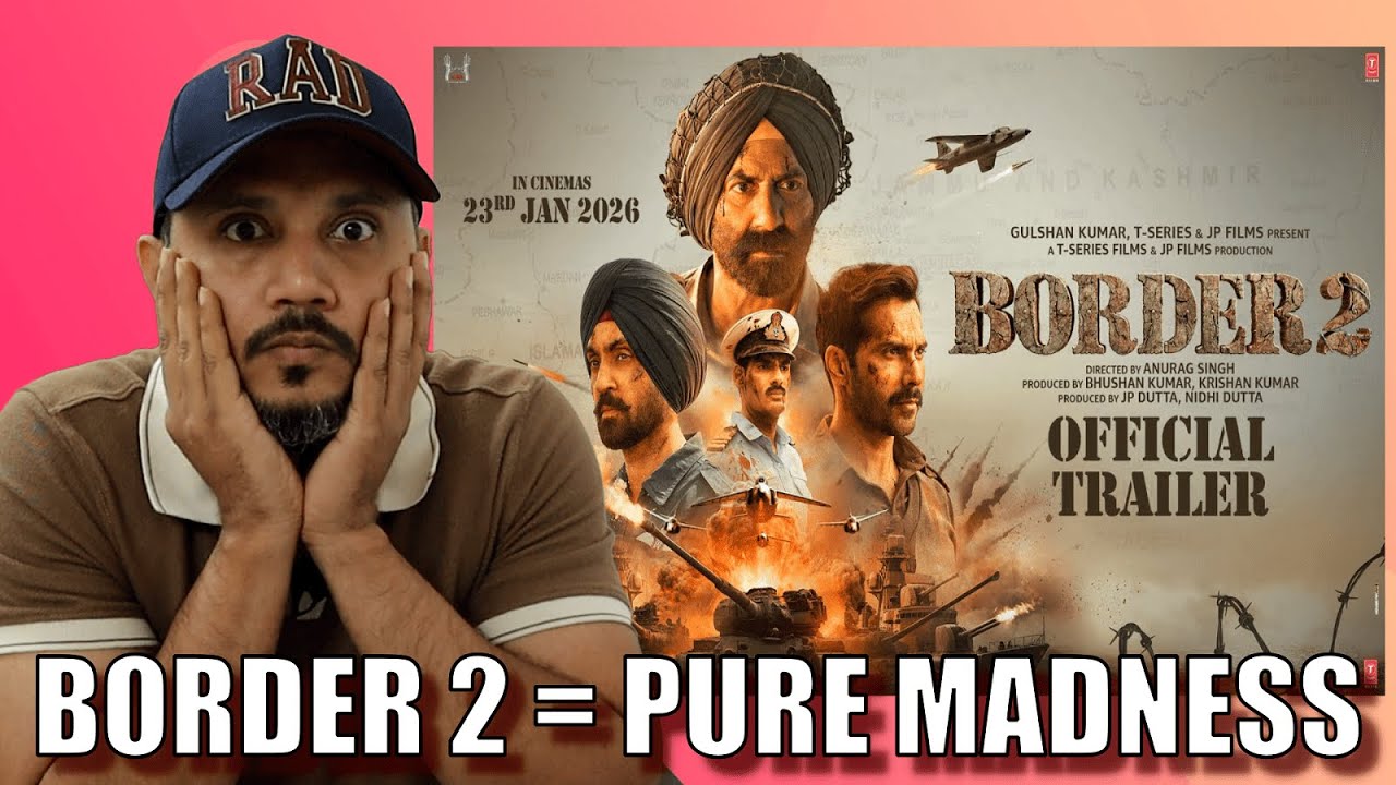 BORDER 2 Trailer Reaction |  Border 2 Trailer Review | Sunny Deol, Varun, Diljit, Ahan