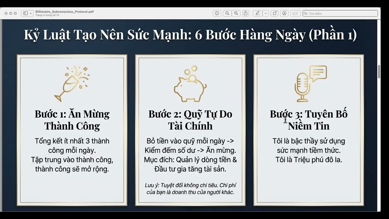NGÀY 16: QUYỀN NĂNG KỲ DIỆU CỦA TIỀM THỨC
