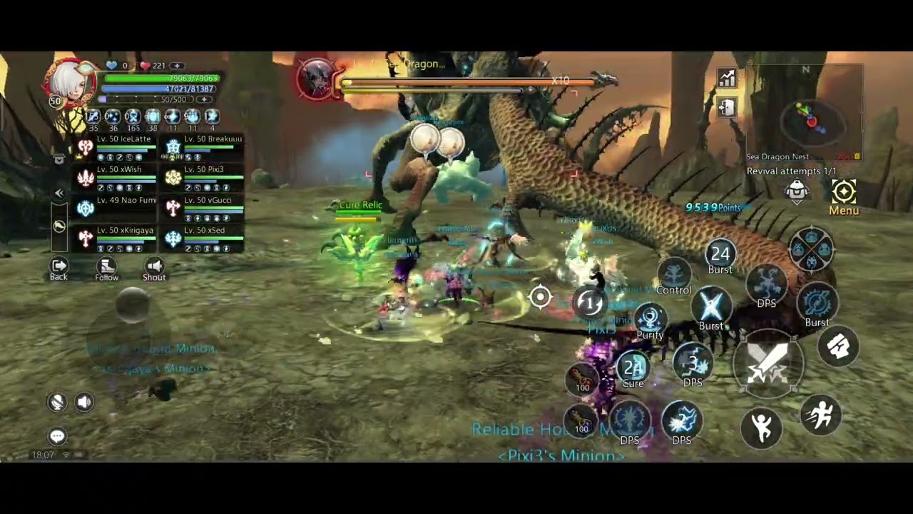 DNMC Sea Dragon Nest Phase 2-3 | Saint POV