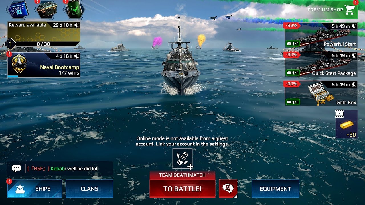 !!Modern ship wars at stone peaks