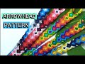 RAINBOW ARROWHEAD PATTERN | Macrame Friendship Bracelet Video Tutorial
