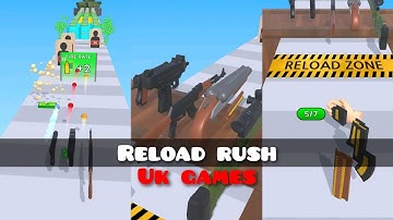 Reload Rush | Shooting Game | Level 1-6 | iOS Android | Gameplay | (Uk Games)