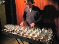 moonlight sonata on glass harp