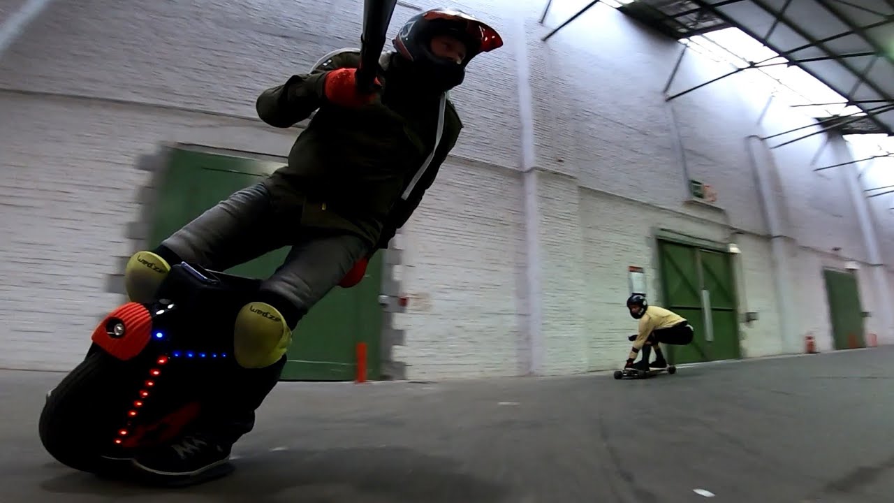 Gokart parcour Gotway Monster  micro-mobility winter games Belgium Wheelers