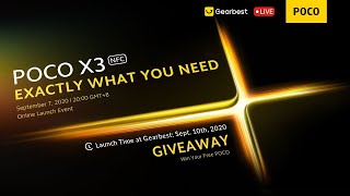 (CLOSED)POCO X3 NFC Global Launch Event + Giveaway! Win Your Free POCO!