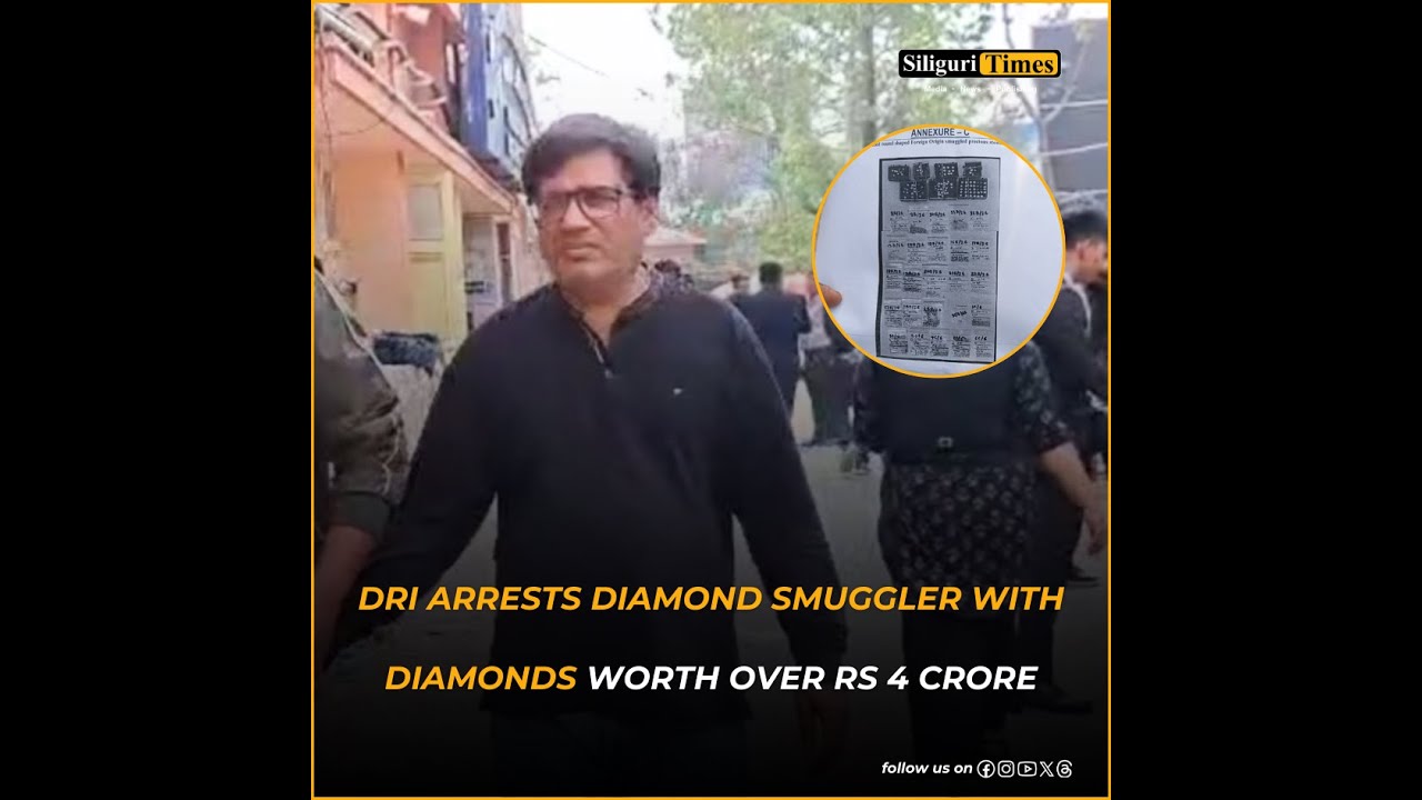 Управление по борьбе с контрабандой (DRI) арестовало контрабандиста алмазов с грузом на сумму бол...