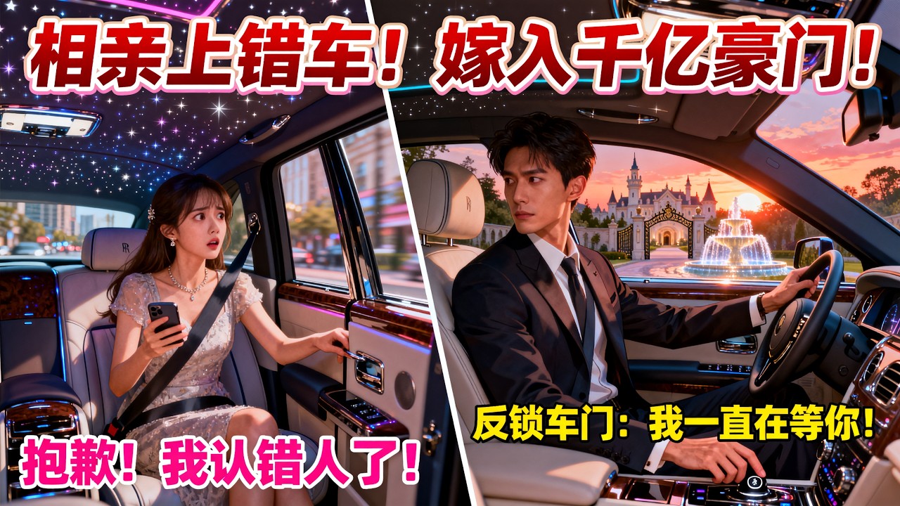 相亲上错车，千亿豪门继承人直接载我进庄园。抱歉我认错人了！他淡定反锁车门：我一直在等你！