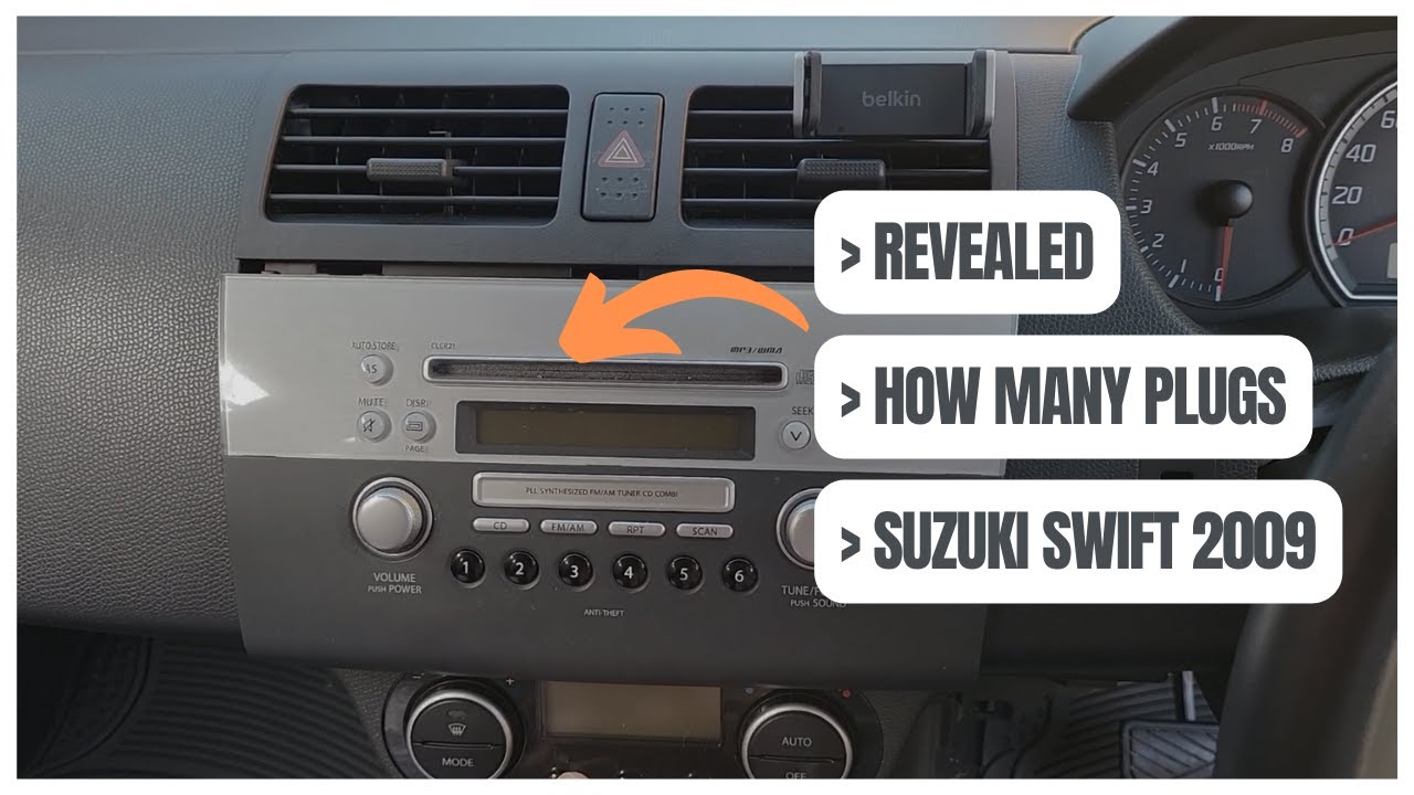 Revealed: How many plugs radio connector wiring harness SUZUKI SWIFT ...