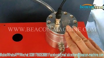 Beacon BC-CR708 auto electrical test 6 pcs injectors diesel common rail injection pump test bench.