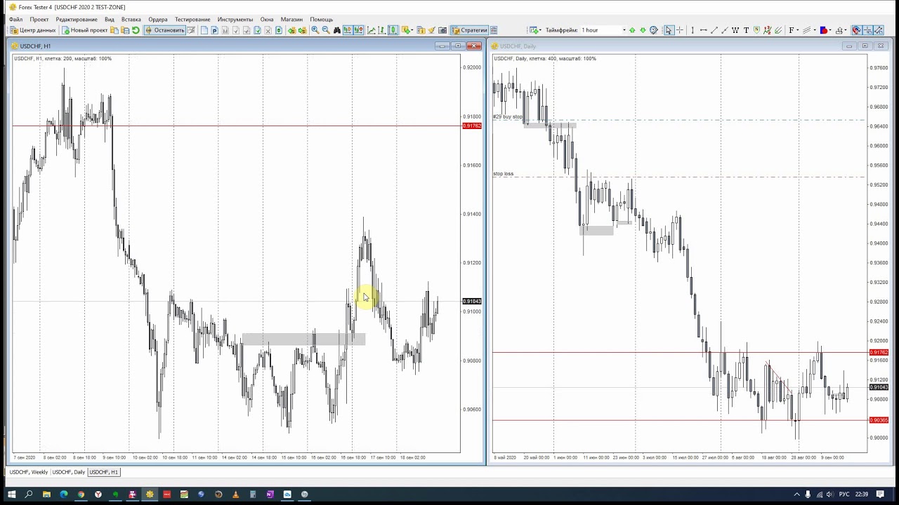 ForexTester USDCHF H1-d1 2020 BIG DAY АВГ-ОКТ