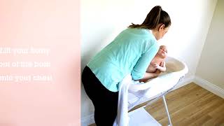 Hands Free Baby Bath Towel - How It Works?