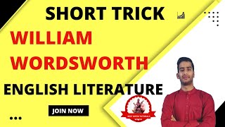 William Wordsworth Notes ||Short Trick to learn all works by William Wordsworth|| BNT