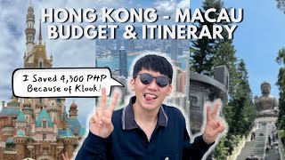 HONG KONG & MACAU  Budget and Itinerary (Total Expenses and Tipid Tips)