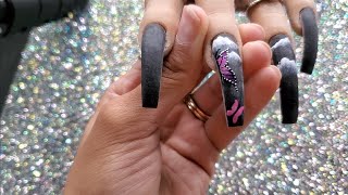 Butterfly Acrylic Nails | Cloud Nails