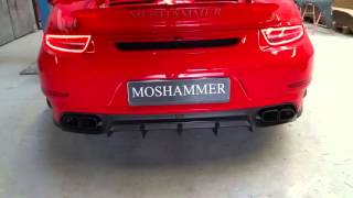 Moshammer X-Pipe Race Performance Exhaustsystem for your Porsche 991Turbo 911TurboS