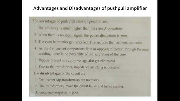 JNTUK R19 II ECE SEM 2 ECA UNIT 5 TOPIC NAME DISTORTION IN CLASS B POWER AMPLIFIER,COMPLEMENTARY SYM