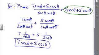 7.2 Video Notes PreCalculus