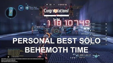 Sword Art Online:Fatal Bullet Crusader Rabbit’s Fastest Solo Takedown of Behemoth MT-02