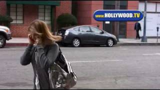 Lori Loughlin Leaves Bedford Drive