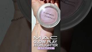 LIVE SWATCH: MAC GLOW PLAY HIGHLIGHTER IN STRATUS 💜