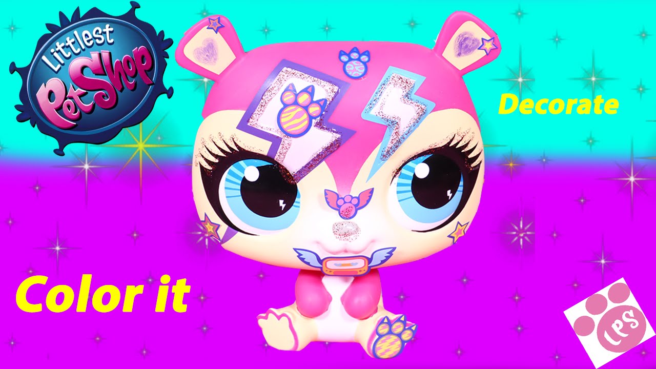 Littlest Pet Shop Deco Pets Lps Decorating Makeover Glitter