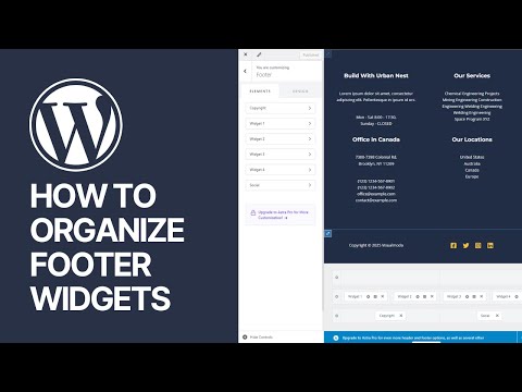 How To Organize Footer Widgets Using Astra WordPress Theme? FREE