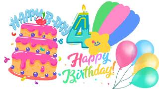 4th Birthday Status | 4th Birthday wishes | Happy Birthday Wishes Video Free Download | Celebrate 4