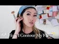 How I Contour My Diamond/Heart Shape Face | Nadia Ngo