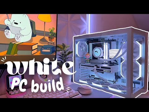 Building My First PC (all White Aesthetic Build) [Lian Li O11 | RTX 3060 | NZXT Kraken Z53]