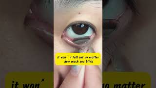 Always can't wear the contact lenses?#tips #wear #coloredcontacts