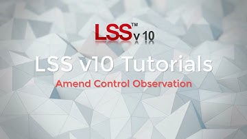 Control Amend Control Obs Command - LSS Tutorial
