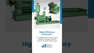 What are the Advantages of Two Stage Liquid Ring Vacuum Pump Over Single Stage Pumps