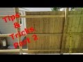 How to Build a Privacy Fence - Part 2 -Installing the boards