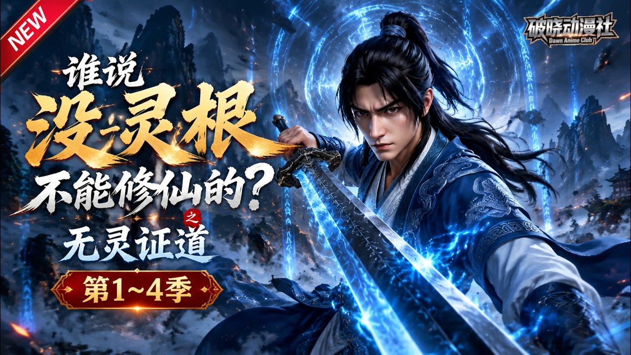 MULTISUB💥最新合集💥《谁说没灵根不能修仙的?之无灵证道》第1~4季丨蛮荒无灵根少年沦为宗门杂役,偶遇残破仙剑,挥剑即可暴涨修为逆袭仙途!#最新漫剧 #破晓动漫社