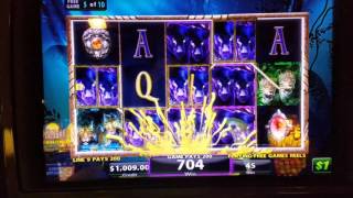 Shadow of the Panther slot bonus jackpot handpay high limit $45 max bet