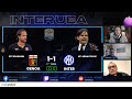 Live reaction genoa inter