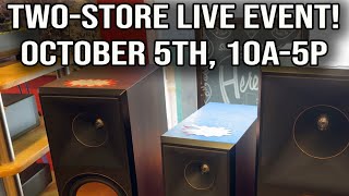 Two-Store Live Event: Horns & Tubes with Klipsch
Would you like to learn more about horn loudspeakers and their amazing sensitivity? Register now and join us at Music To My Ear and Northern Audio on Saturday, October 5th from 10am to 5pm for Horns And Tubes, a two-store, limited-seating FREE event at 3003 Babcock Blvd. in Pittsburgh, where we welcome representatives of Klipsch to answer your questions, show you the entire line of Klipsch speakers, demo your favorite music, give you a chance to win Klipsch Model 9 powered speakers, and more. Stay up-to-date on additional details at: https://bit.ly/hornsandtubeswithKlipsch Watch as Mark Mawhinney and Greg Keller whet our appetite and offer us the invite.
Register now for this FREE special event at: https://bit.ly/hornsandtubes
Learn more about new vinyl at Music To My Ear at:
https://bit.ly/NewVinylRecords
Get details about our Moving Coil Vinyl Bundle here:
https://bit.ly/MovingCoilBundle
Order your Music To My Ear, limited-edition T-shirt, designed by David Pohl: https://bit.ly/MTME-tee
Subscribe NOW to Music To My Ear: https://bit.ly/2T6EBc2
Learn more about Music To My Ear at: http://www.musictomyear.com
Visit our Facebook page at: https://www.facebook.com/musictomyear...
Follow us on Twitter at: https://twitter.com/2MyEar
Follow us on Instagram at: https://www.instagram.com/musictomyear
Learn more about Spin-Clean at: https://www.spinclean.com Two-Store Live Event: Horns & Tubes with Klipsch