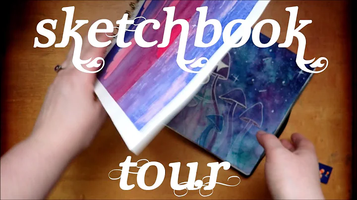 Complete Sketchbook Tour 6 ✧ 2019 Art Journal Flip Through ✧ Watercolor & Gouache ✧ Chill Music