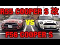 BMW ミニ　旧型R55 クラブマンでF56クーパーSをぶっちぎる⁉️