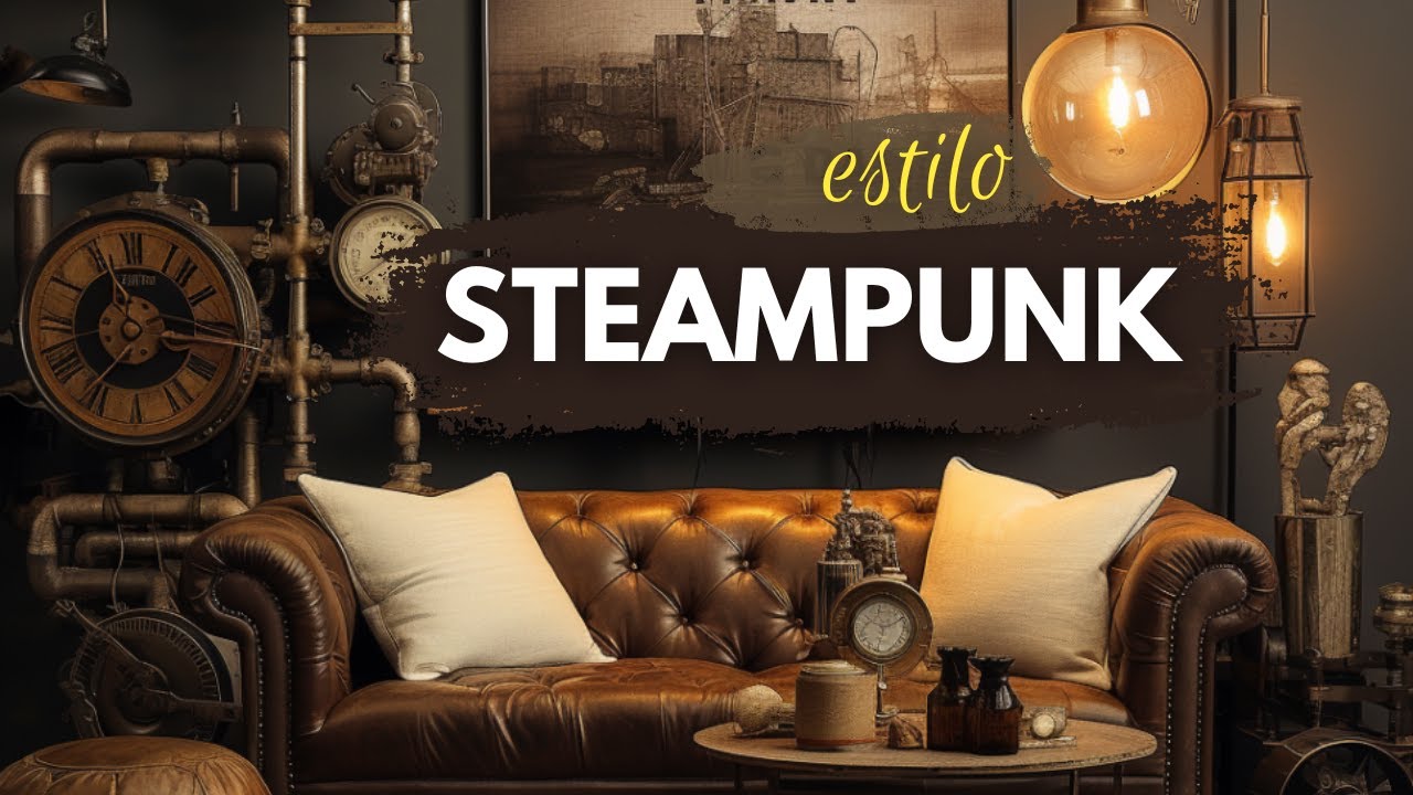 ESTILO STEAMPUNK 🔥  Fusion entre estilo industrial y victoriano | Diseño y decoracion de interiores