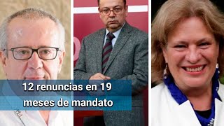 Funcionarios que abandonaron el gabinete de AMLO