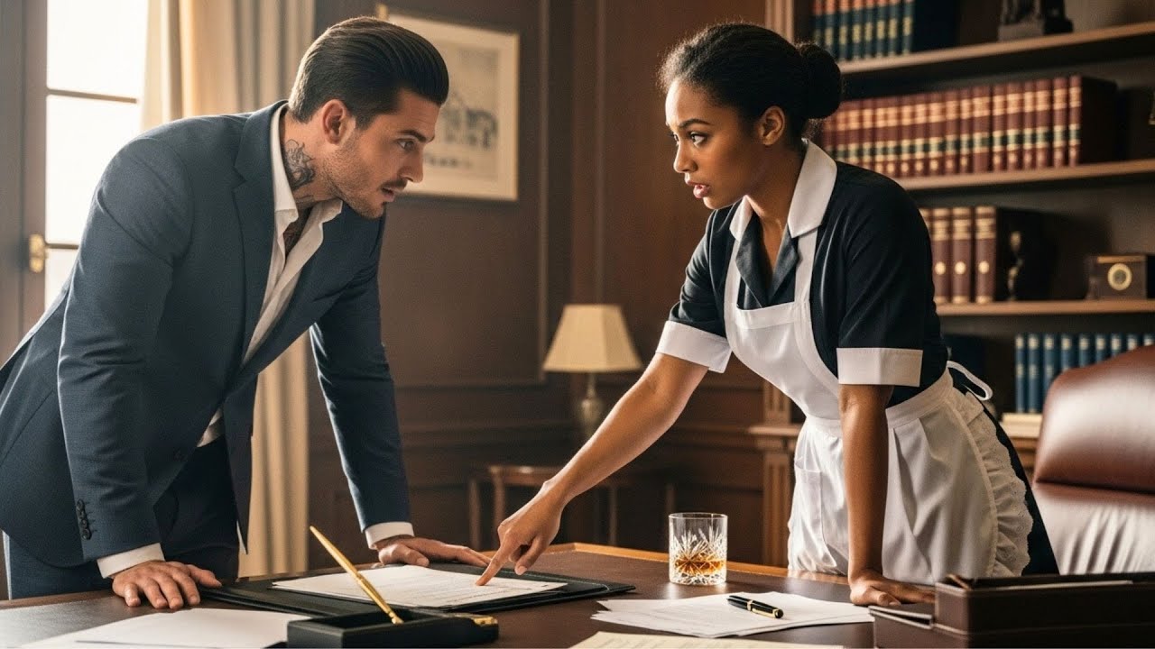 “Excuse Me, But This Clause Is a Trap,” Said the Black Maid — and the Mafia Boss Lost His Smile...