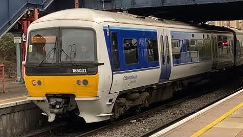Class 165 Networker Turbo | 165031 | Chiltern Railways | London Marylebone | 16/03/22