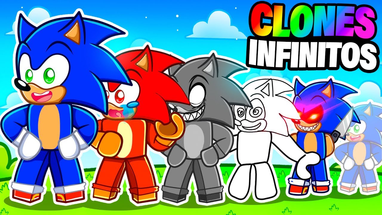 ROBLOX CLONES INFINITOS con Sonic y Tails!