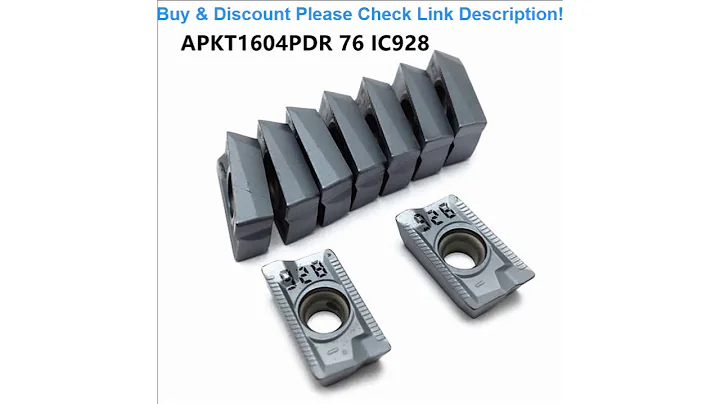 Deal 20Pcs  APKT1604 PDER 76 IC928 High Quality External Turning Tool APKT 1604 CNC Carbide Blade L